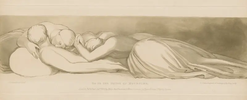 Go to the House of Mourning av John Flaxman