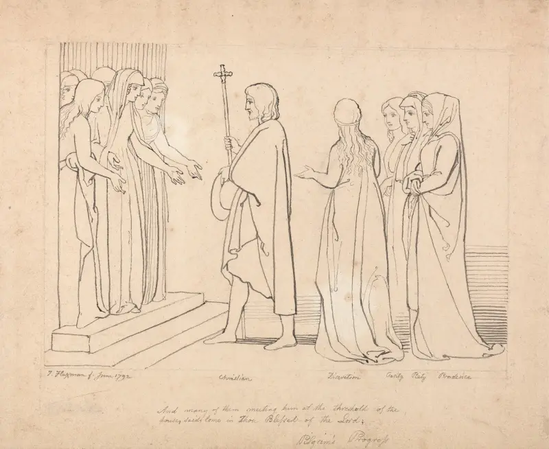 Ilustracja do Wędrówki Pielgrzyma, John Flaxman