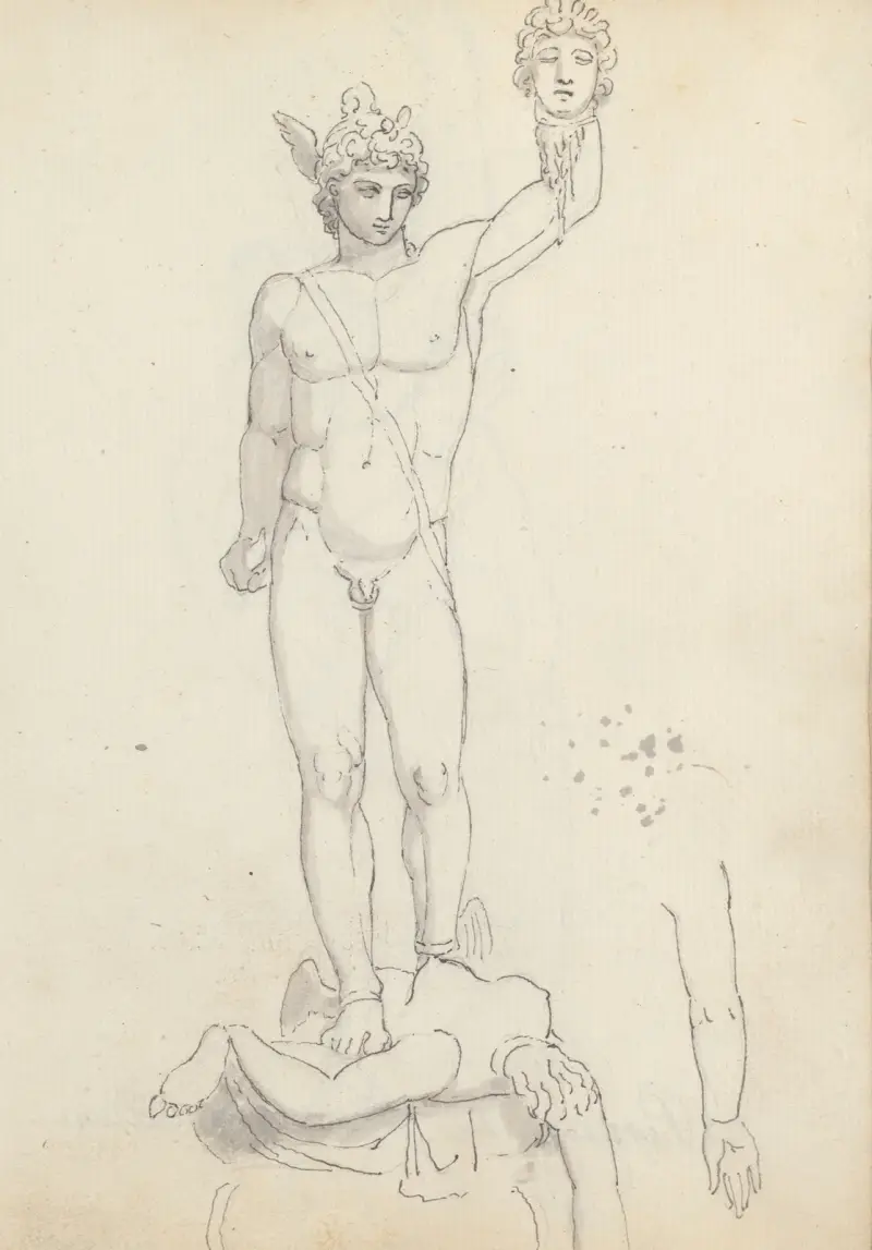 Perseus, Loggia dei Lanzi, Florence av John Flaxman