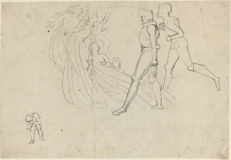 Study for Pilgrim’s Progress av John Flaxman