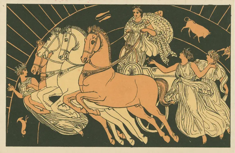Morgonens hästar av John Flaxman