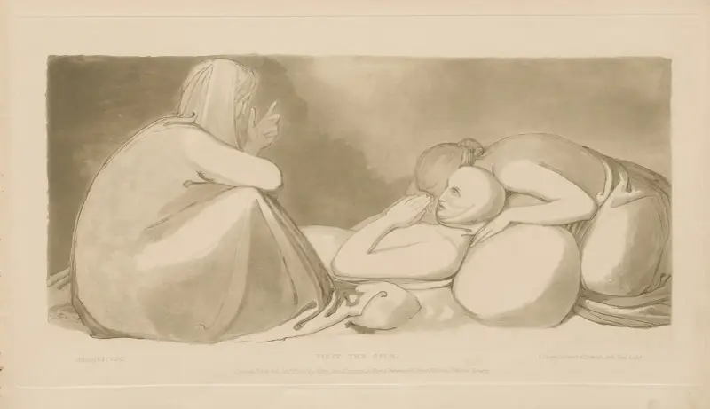 Besuch der Kranken von John Flaxman
