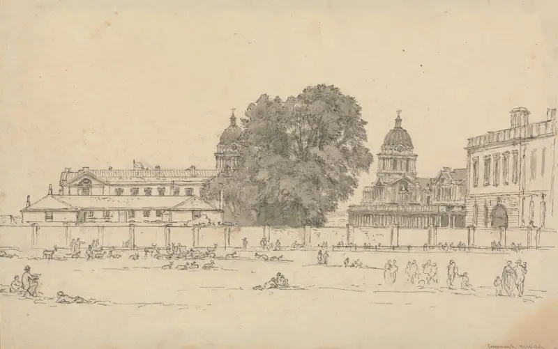 Greenwich Hospital av John Glover