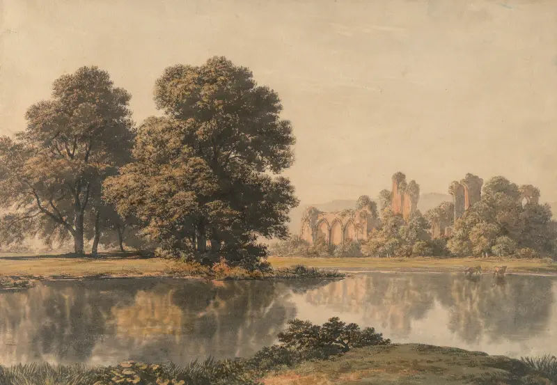 Bayham Abbey, Kent von John Glover