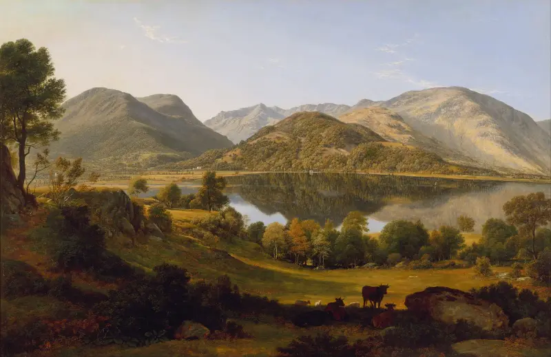 Ullswater am frühen Morgen von John Glover