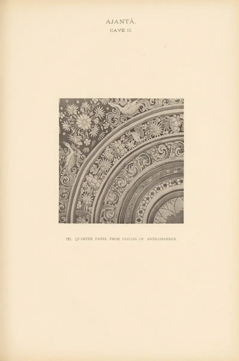 Die Malereien in den buddhistischen Höhlentempeln von Ajantâ, Khandesh, Indien, Taf. 120 von John Griffiths