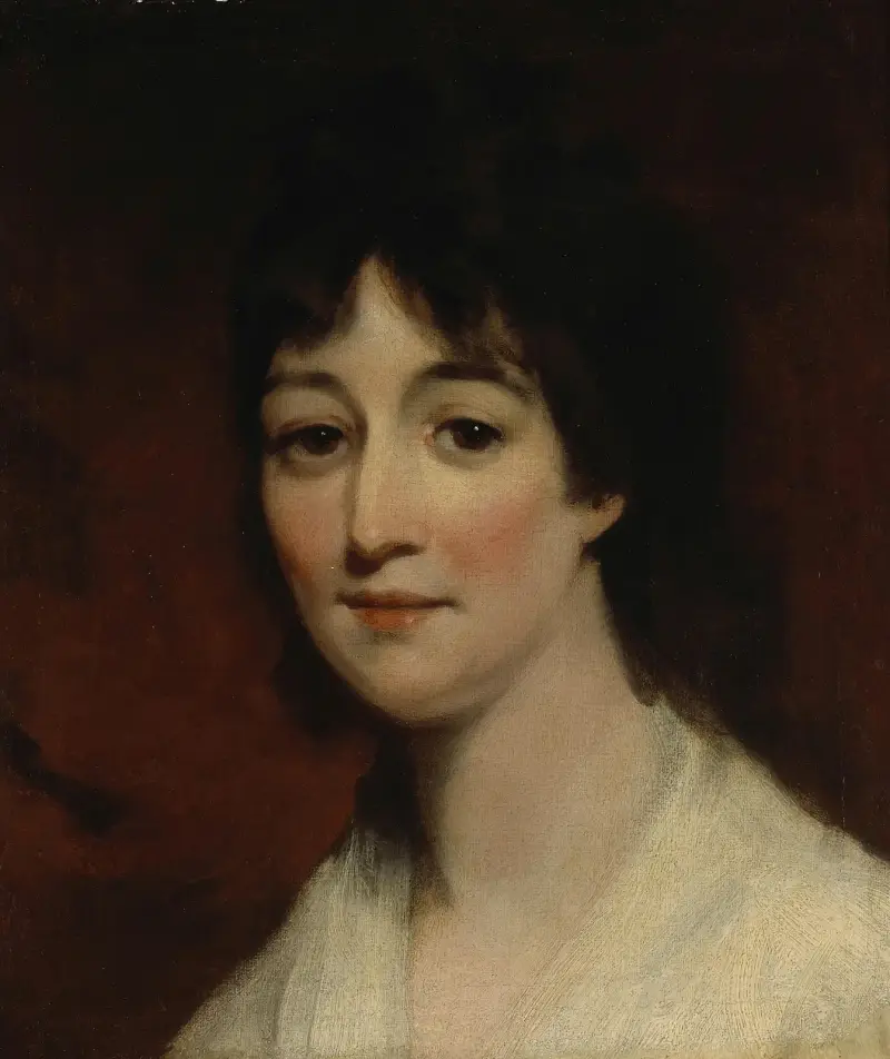 Portrait Of Lady Cavendish av John Hoppner