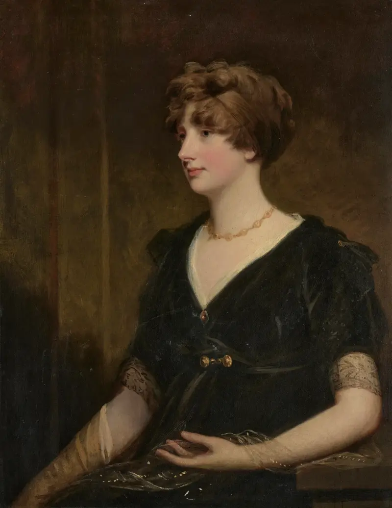 Portrait of Lady Jane Perceval, née Wilson av John Hoppner