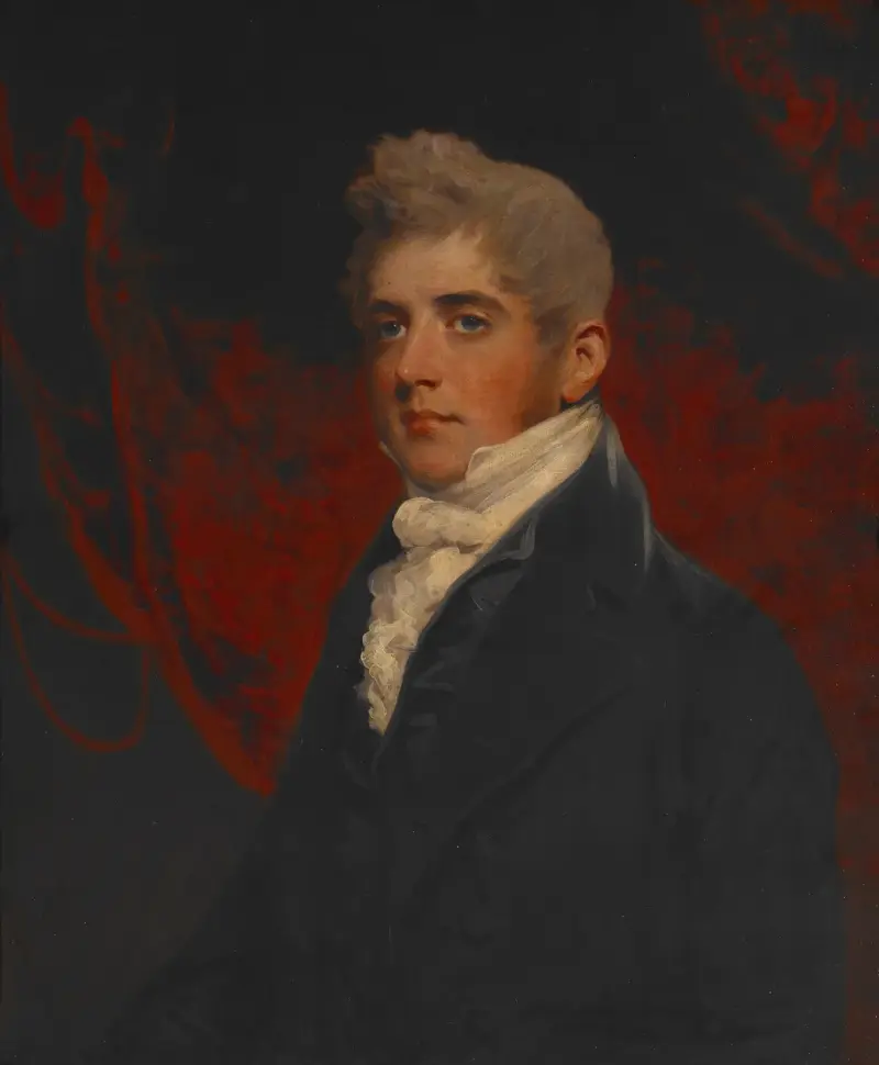 Portrait of William Inigo Jones av John Hoppner
