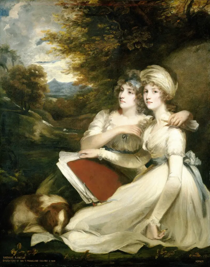 Die Frankland-Schwestern von John Hoppner
