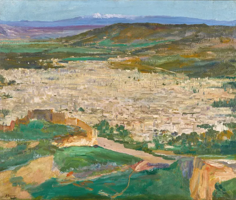A View of Fez av Sir John Lavery