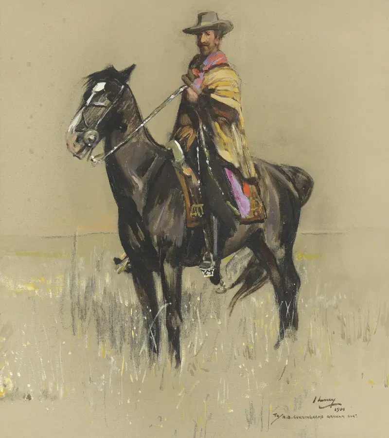 Don Roberto: Robert Bontine Cunninghame Graham på Pampas av Sir John Lavery