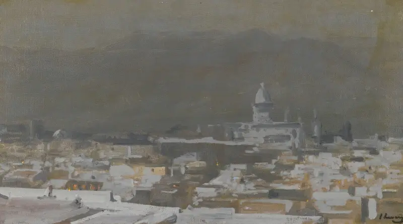 Mondschein, Tetuan, Marokko von Sir John Lavery
