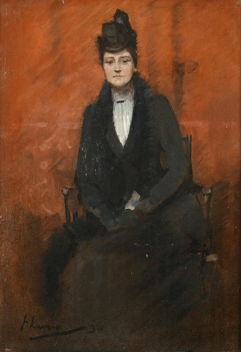 Porträtt av Helen Bell av Sir John Lavery