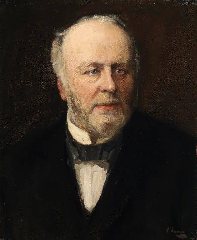 Porträtt av John Thomas Gilbert (1829–1897), antikvarie av Sir John Lavery