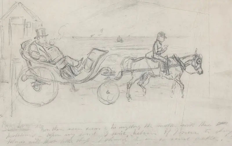 A Jockey-Cart av John Leech