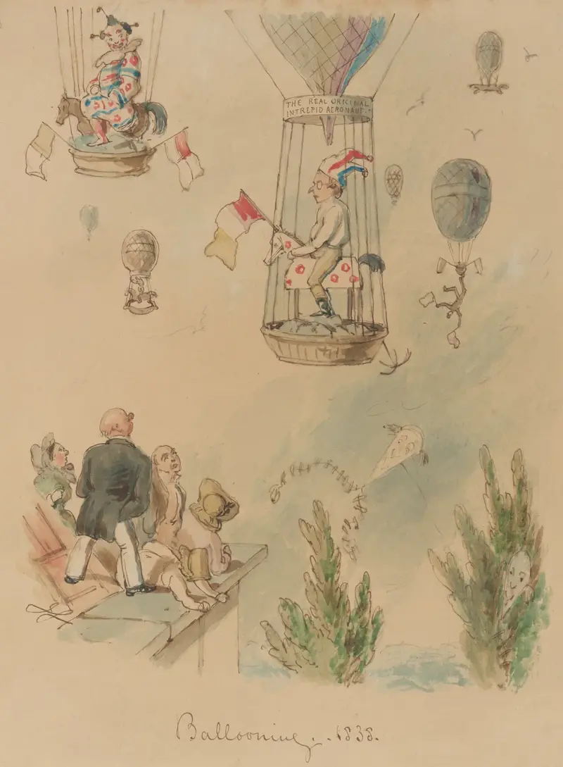 Ballonfahrt von John Leech