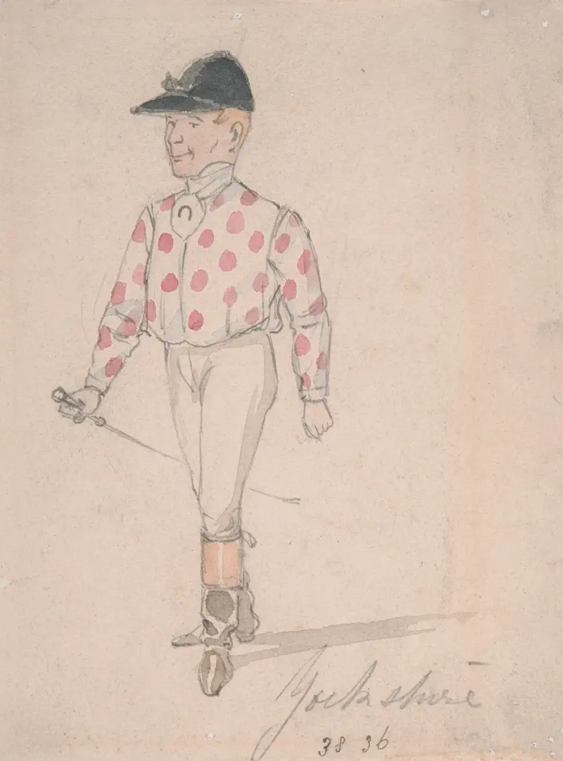 Caricature of the County Yorkshire av John Leech