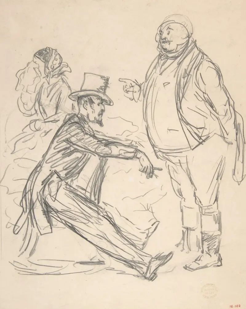 John Bull and Uncle Sam av John Leech