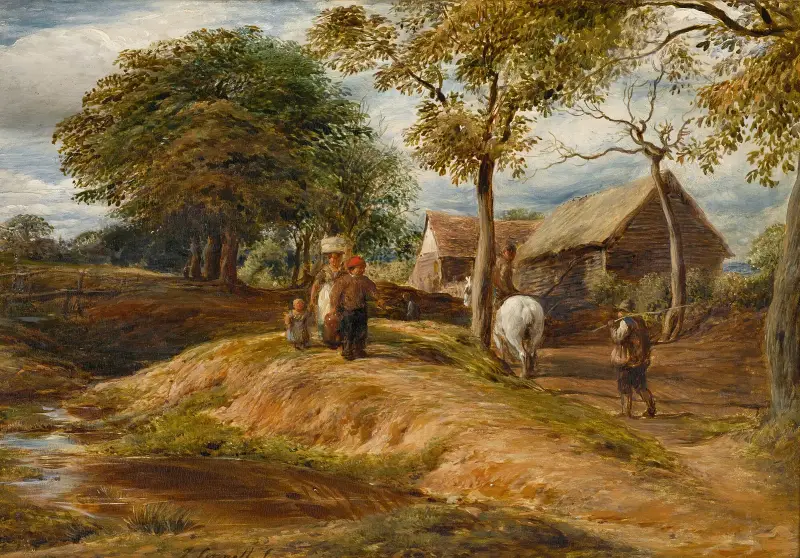 Blick bei Hampstead von John Linnell
