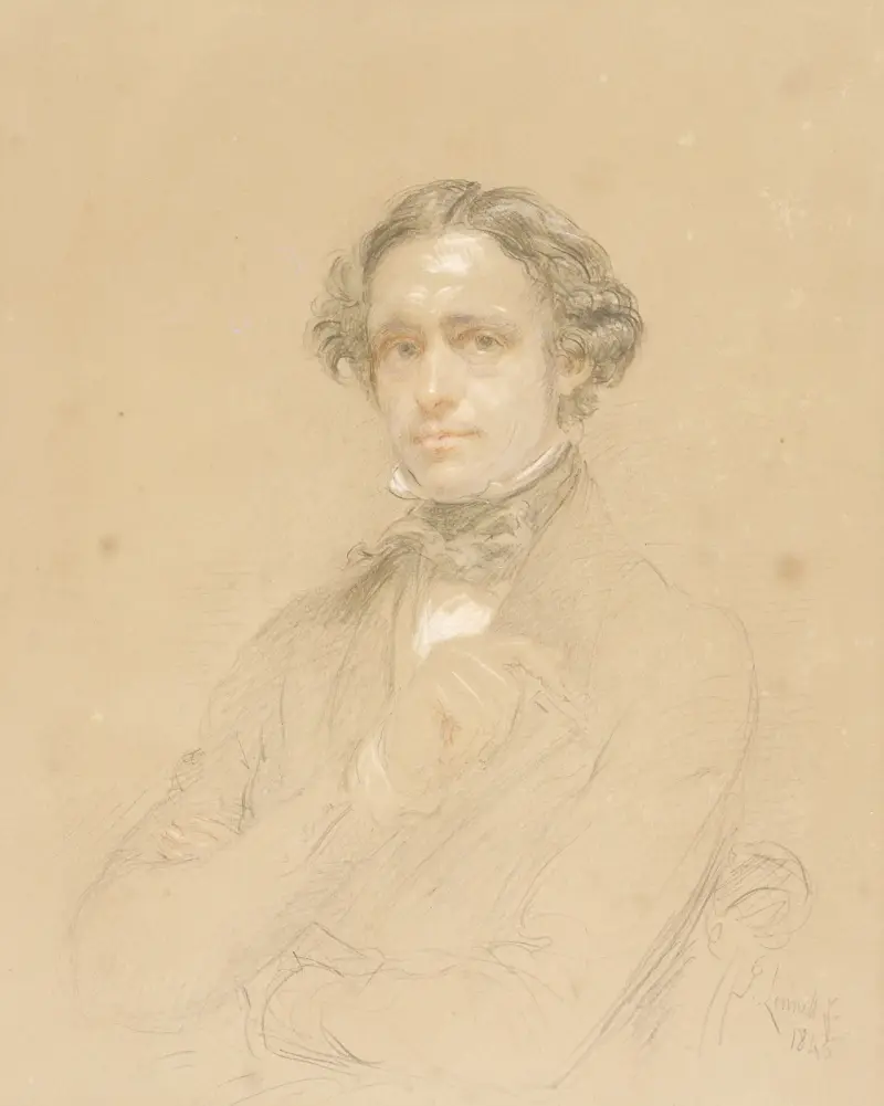 Porträtt av en herre av John Linnell