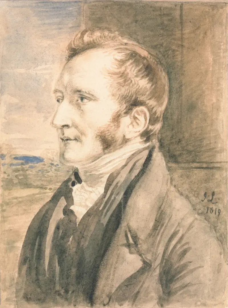 Portrait of a Man av John Linnell