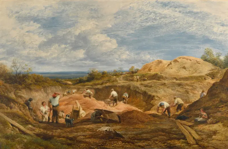The Kensington Gravel Pits av John Linnell