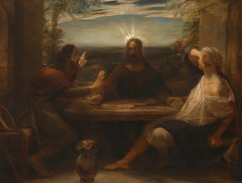 Måltiden i Emmaus av John Linnell