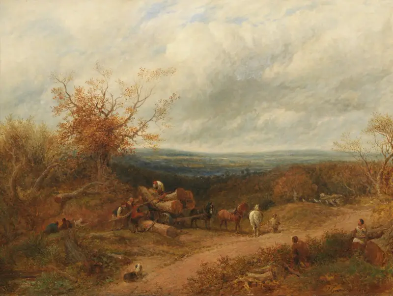Dřevorubci, John Linnell