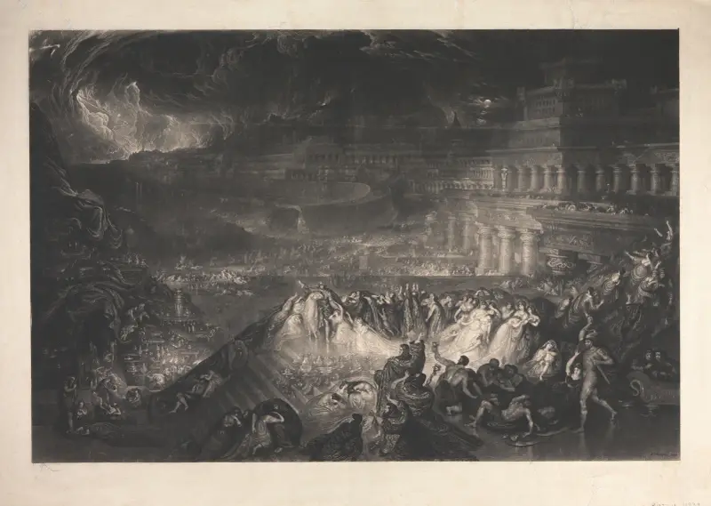Nineves fall av John Martin