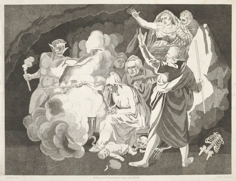 Henry VI, Part II; Act I, Scene iv, Mother Jourdaine, Himi— av John Opie