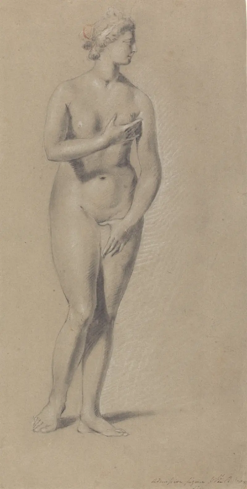 Stojící klasická ženská figura, John Opie