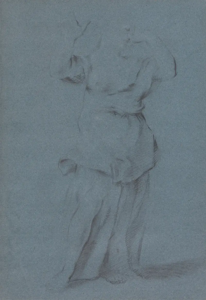 Studie eines drapierten klassischen Torsos von John Opie
