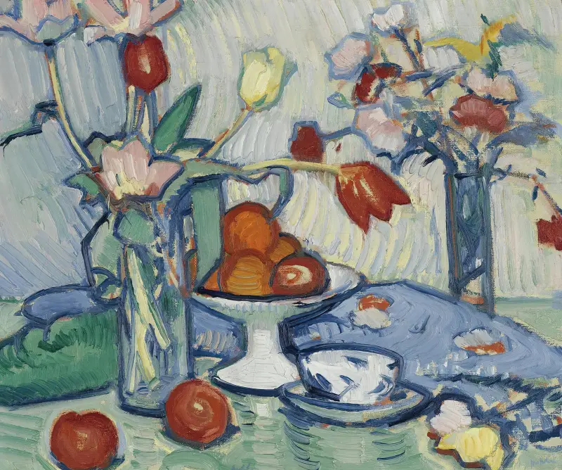 Tulpen von Samuel John Peploe