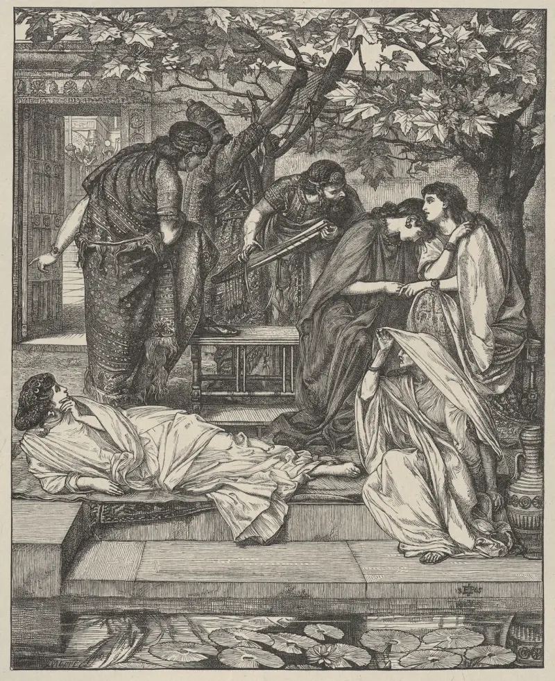 By the Rivers of Babylon av Edward John Poynter