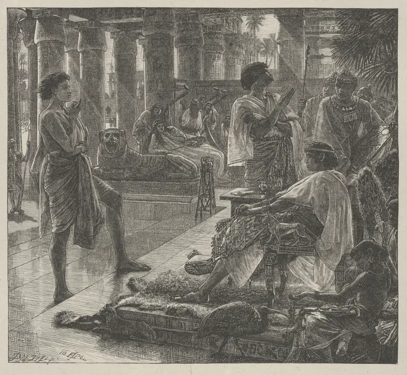Josef před faraonem, Edward John Poynter