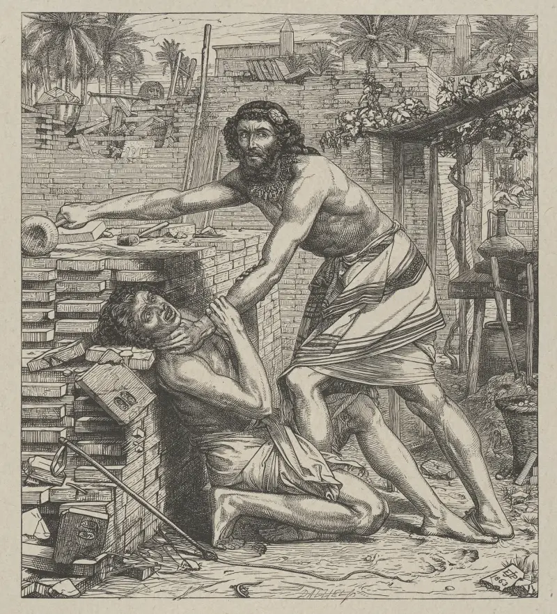 Moses Slaying the Egyptian av Edward John Poynter