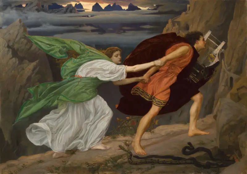 Orpheus und Eurydike von Edward John Poynter