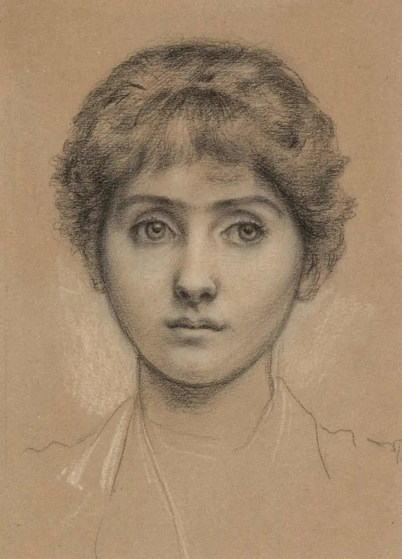 Porträtt av Margaret Burne-Jones av Edward John Poynter