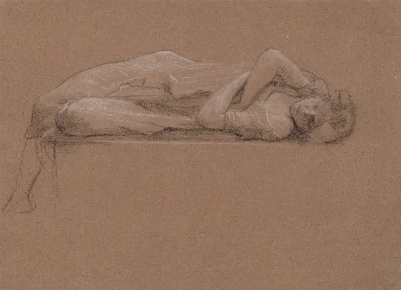 Śpiąca dziewczyna, Edward John Poynter