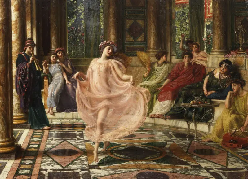 Den joniska dansen av Edward John Poynter