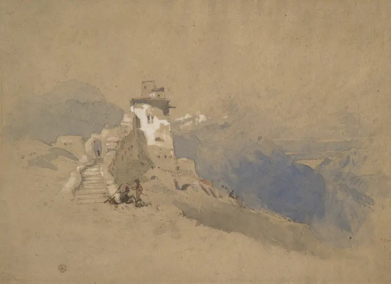 Italský horský motiv, John Ruskin