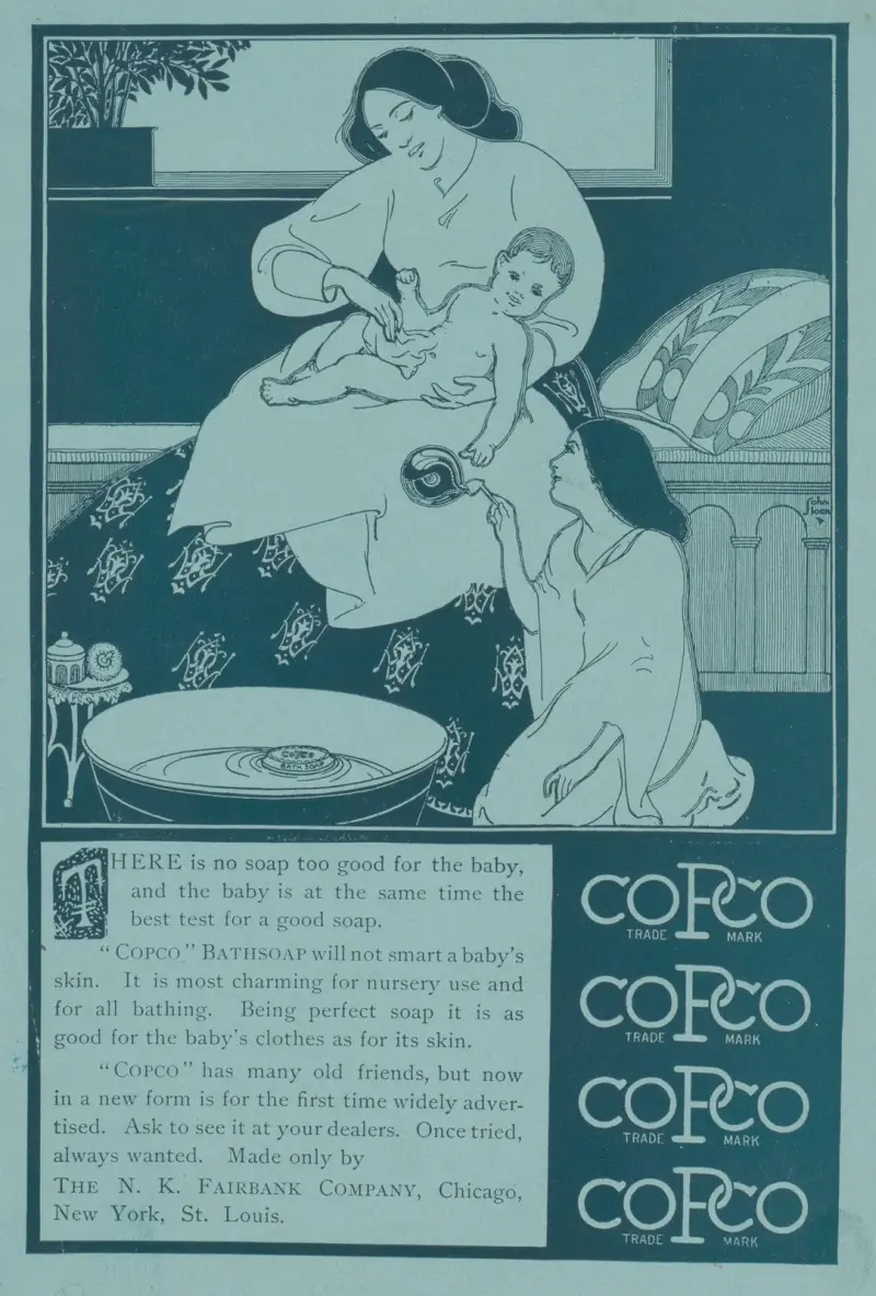 Copco bathsoap, John Sloan