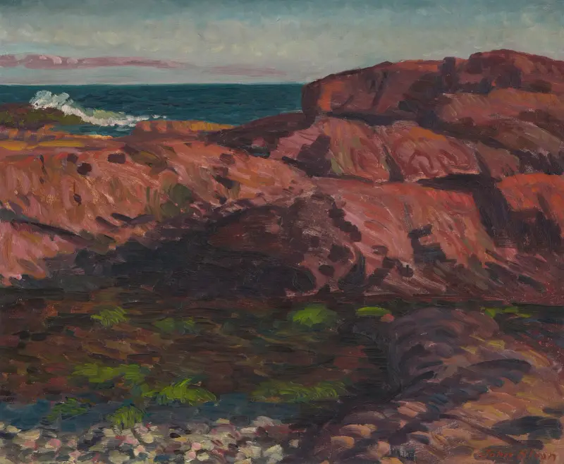 Rote Felsen, Nachmittag – Gloucester von John Sloan