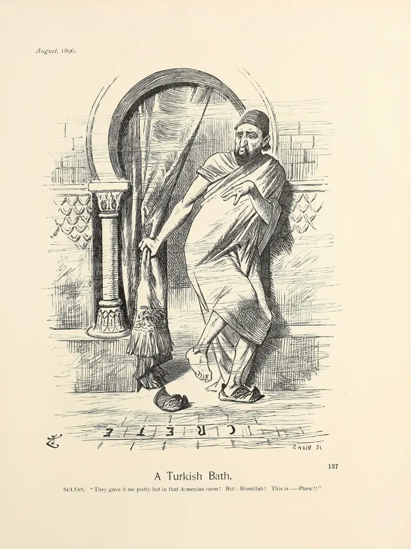 Ett turkiskt bad av Sir John Tenniel