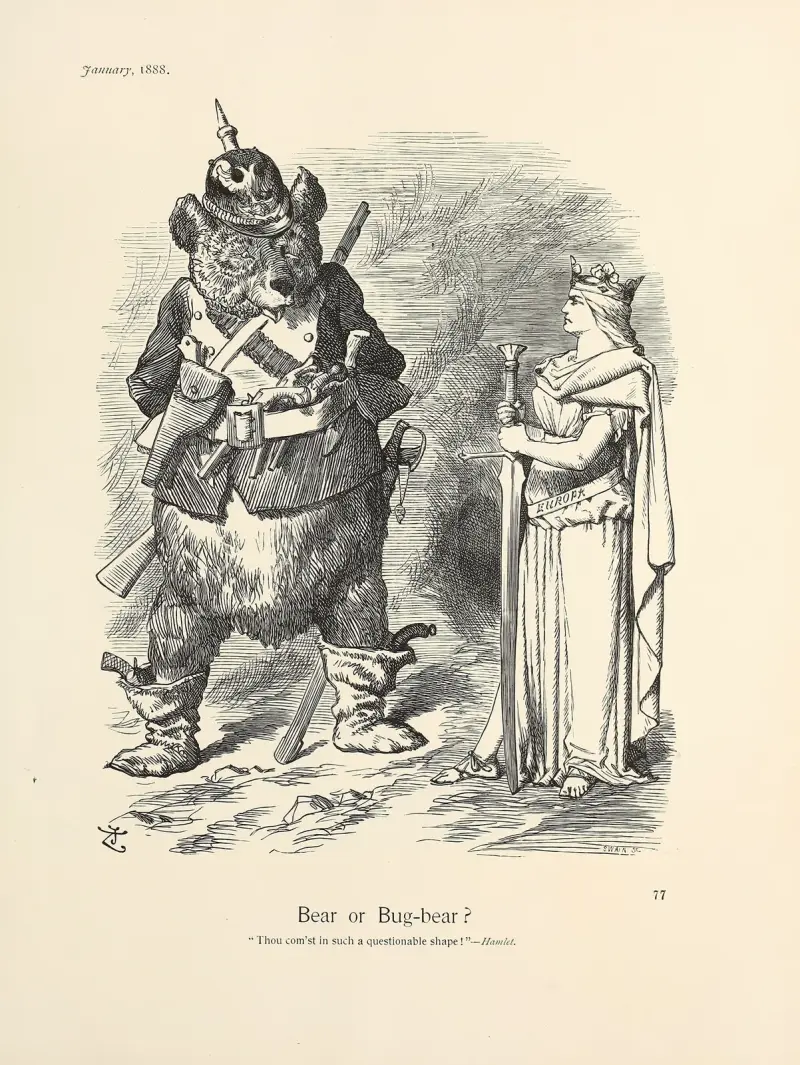 Bear or Bug-Bear av Sir John Tenniel