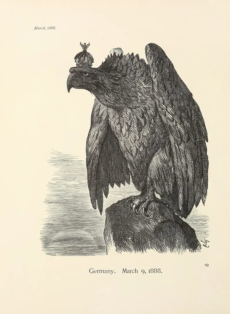 Tyskland, 9 mars 1888 av Sir John Tenniel