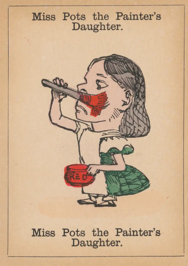 Happy families Pl.27 av Sir John Tenniel