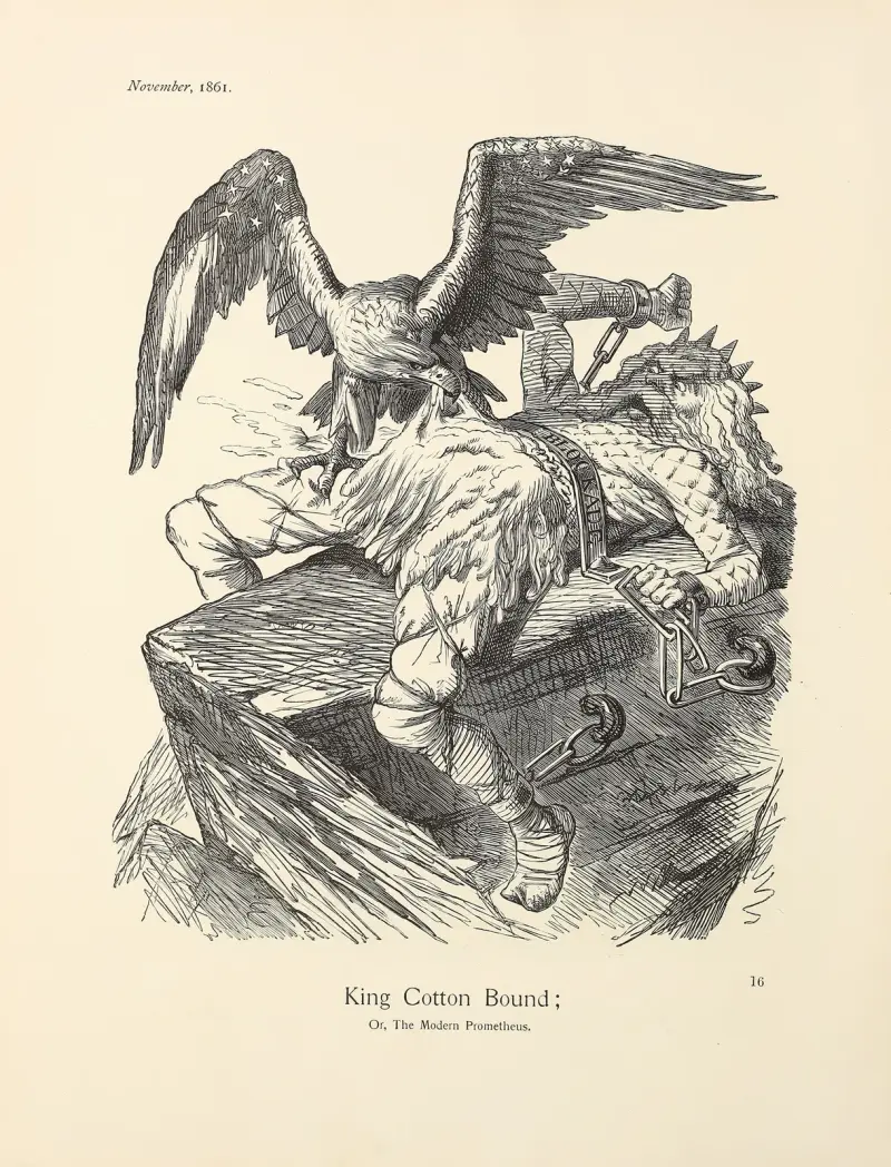 King Cotton Bound av Sir John Tenniel
