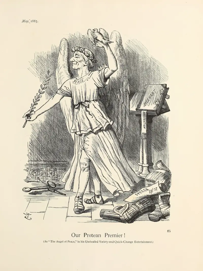Our Protean Premier! von Sir John Tenniel